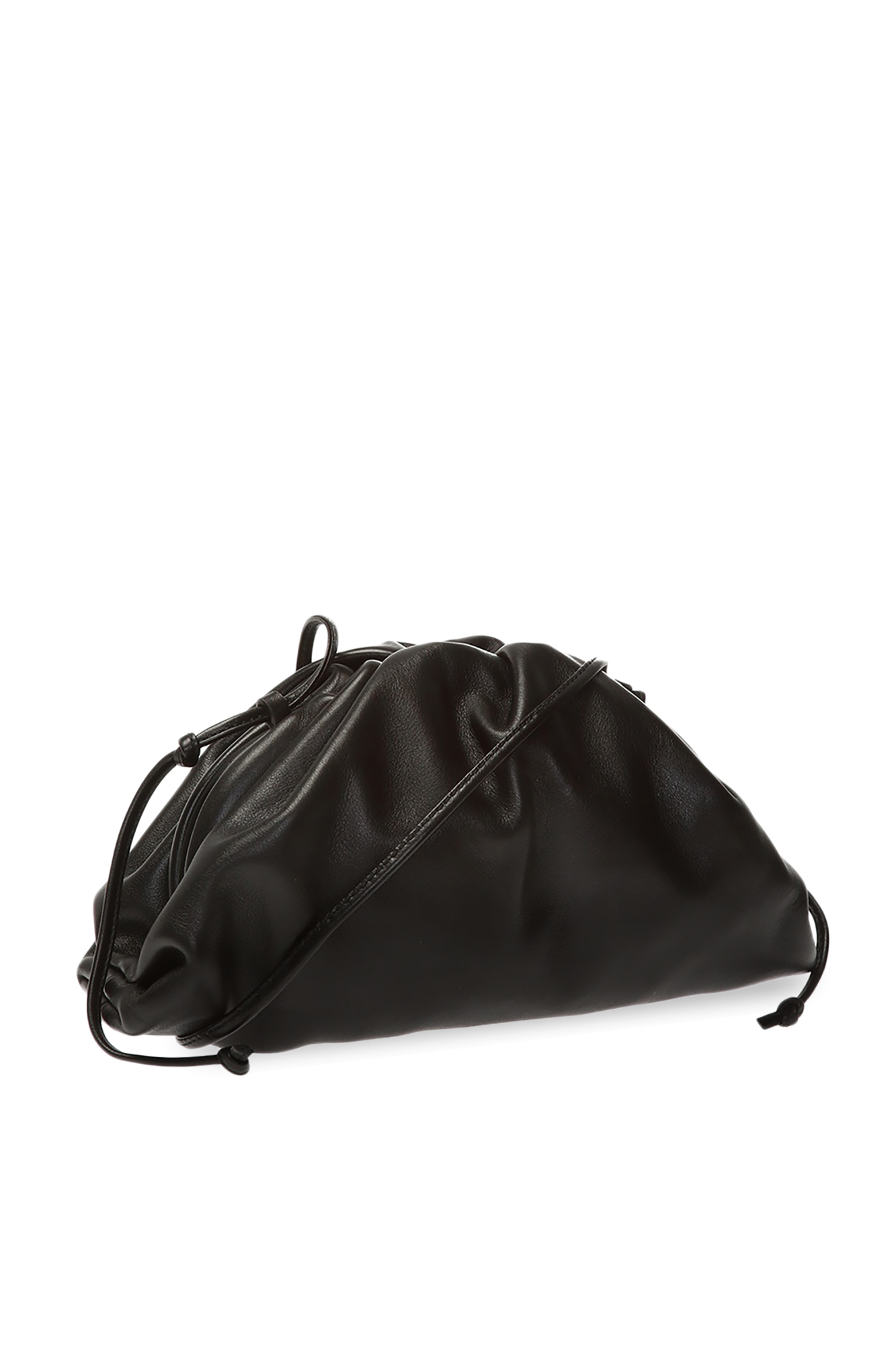 ボッテガヴェネタ黒ショルダーバッグ MINI THE POUCH BOTTEGA VENETA/ボッテガ ヴェネタ】The pouch mini（ショルダー